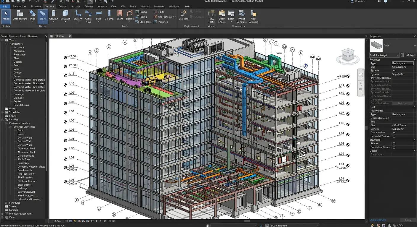 Revit BIM Course Output